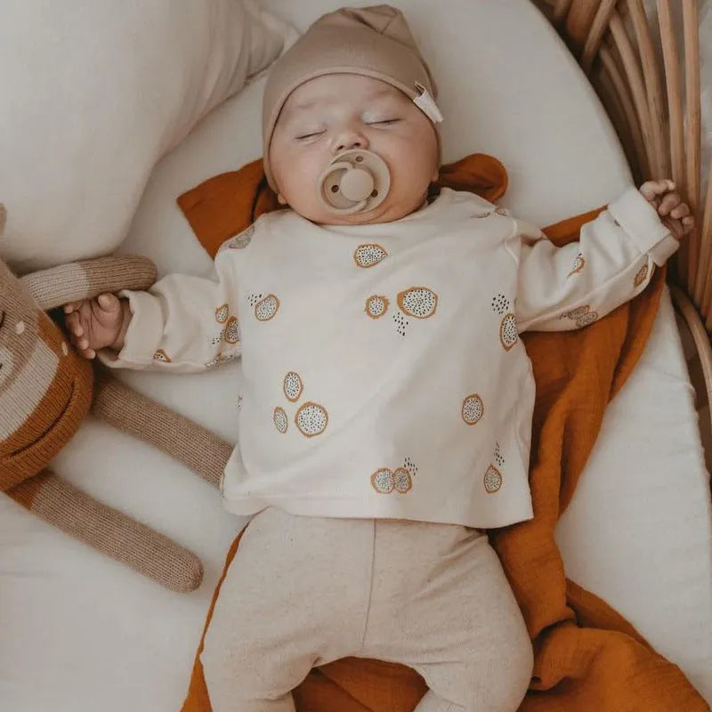 T-shirt à manches longues en coton biologique pour garçons - Enfance-Heureuse