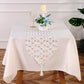 Christmas Snowflake Leaves Table Runner Table Decoration Decorations - Enfance-Heureuse