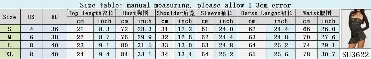 Women's Tube Top Long Sleeve Dress - Enfance-Heureuse