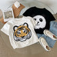 T-shirt manches courtes Panda Garçons Haut à manches mi-longues - Enfance-Heureuse