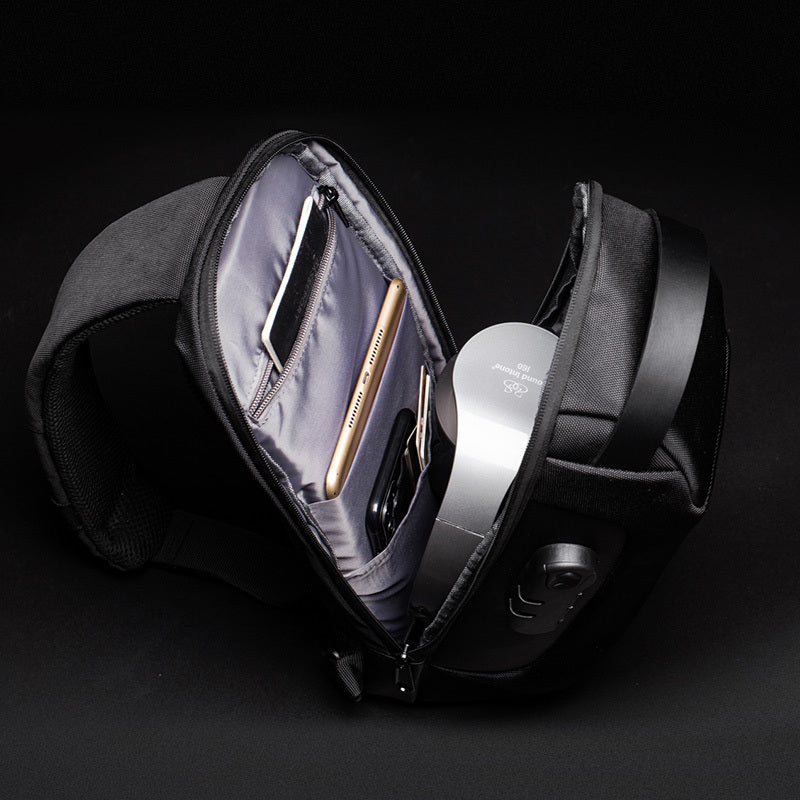 Men Chest Bag Messenger Bag Anti-theft Shoulder Bags Chest Bag Pack For Male - Enfance-Heureuse