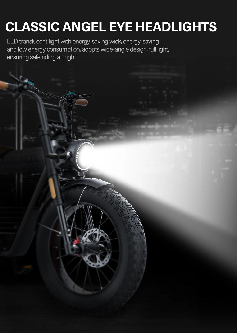 Coswheel Electric Bike CT20 1500W Motorcycle 20Inch Fatbike Ebike Mountain bike 48V 25AH Bikes Adult Electric Bicycle Motocycles - Enfance-Heureuse