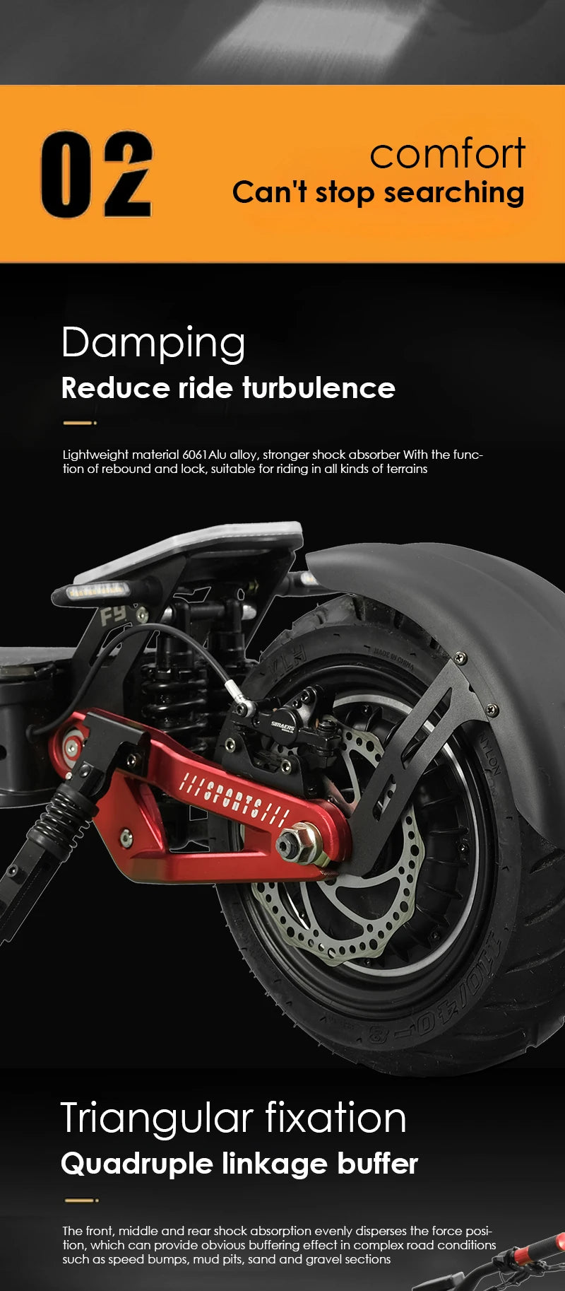 HEZZO F9 Foldable Electric Scooter for Adults 60v 8000w Dual Motors Powerful 60MPH EScooter Fat Tire 40Ah NFC Off Road Scooter - Enfance-Heureuse