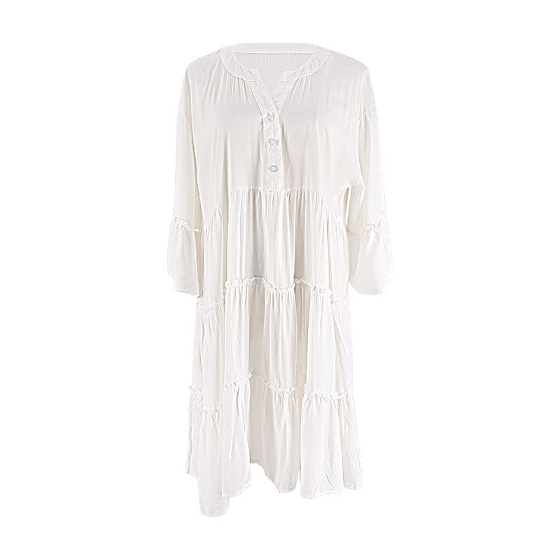 Seaside Vacation Skirt Bikini Swimsuit Blouse - Enfance-Heureuse