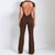 Bare Back Short Sleeve Nude Feel Yoga Outer Wear Fitness Sports Jumpsuit - Enfance-Heureuse