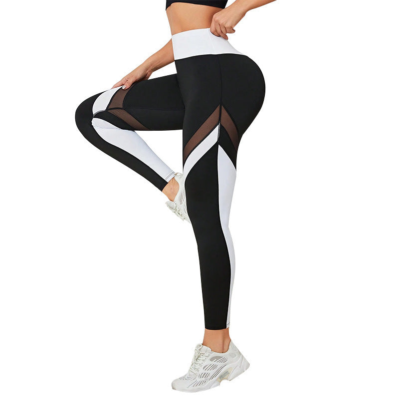 High Waist Sexy Hip Lifting And Perspiration Base Yoga Pants Women - Enfance-Heureuse