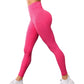 Seamless Letter Peach Yoga Hip Raise Skinny High Waist Exercise Workout Pants Women - Enfance-Heureuse
