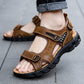 Men's Retro Casual Leather Sandals Outdoor Stylish Beach - Enfance-Heureuse