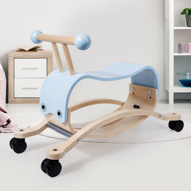 Two-in-one Rocking Horse Scooter Children's Early Education Walker - Enfance-Heureuse