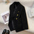 Black Tweed Suit Jacket Clothing High Sense - Enfance-Heureuse