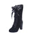 Autumn And Winter New Large Size Thick Heel Women's Leather Boots - Enfance-Heureuse