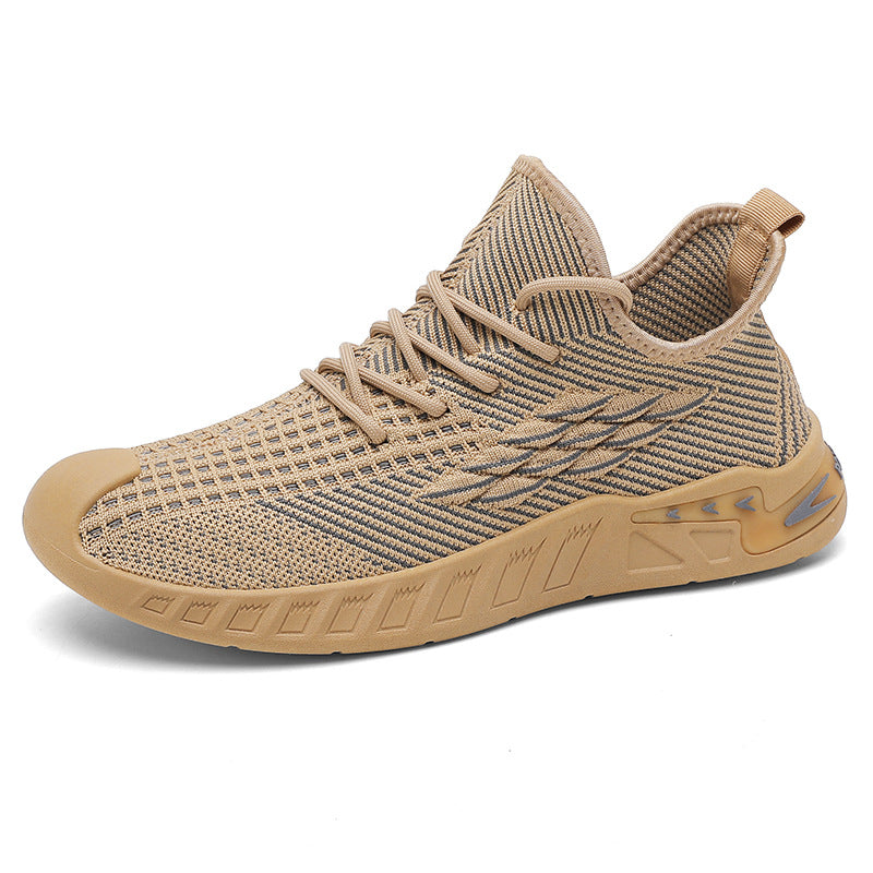 Men's Breathable Fly Woven Mesh Soft Bottom Casual Shoes - Enfance-Heureuse