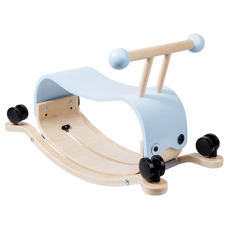 Two-in-one Rocking Horse Scooter Children's Early Education Walker - Enfance-Heureuse