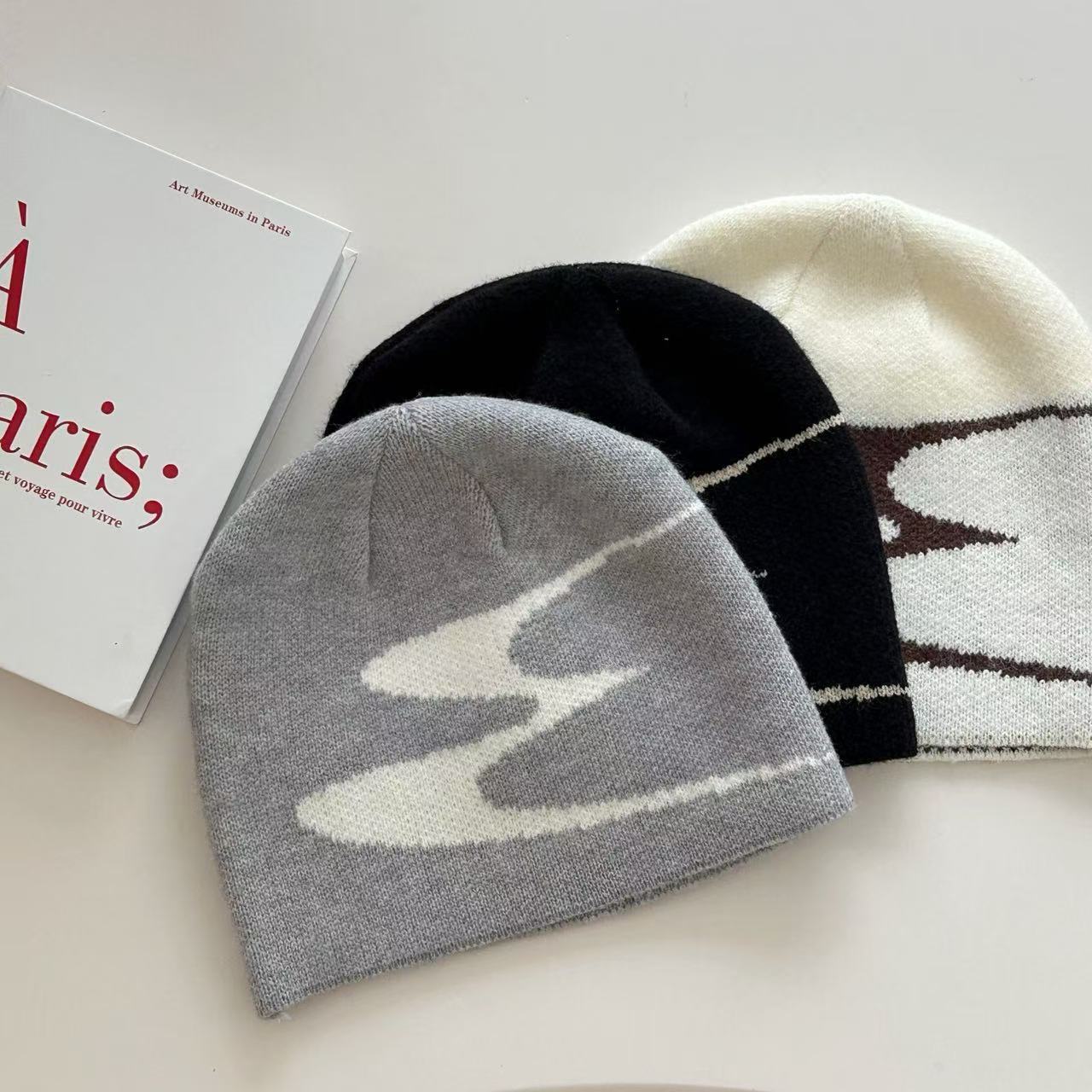 Beanie Hat Men's And Women's Same Autumn And Winter Thermal Knitting Woolen Cap