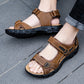 Men's Retro Casual Leather Sandals Outdoor Stylish Beach - Enfance-Heureuse
