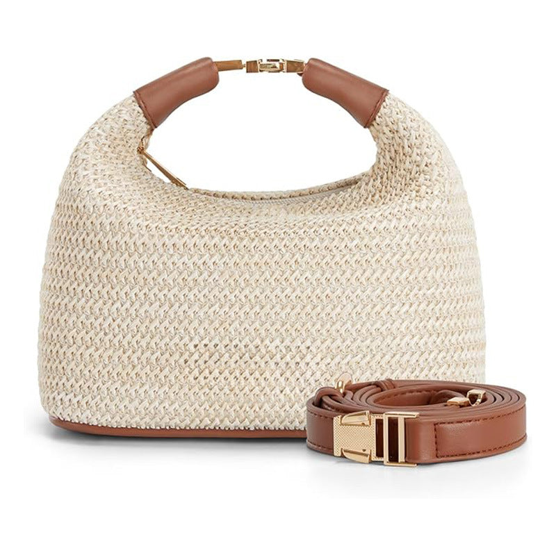 Simple Casual All-match Straw Shoulder Bag Crossbody Women's Bag - Enfance-Heureuse