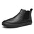 Fleece British Style High-top Leather Shoes Male - Enfance-Heureuse