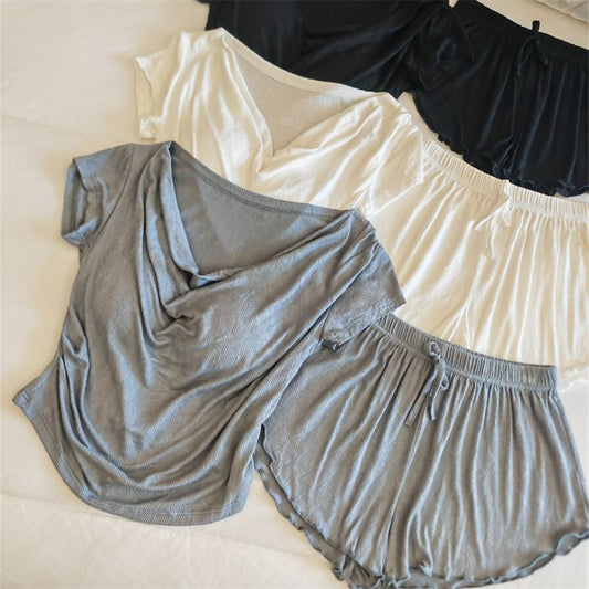 Pure Desire Idle Style Homewear Summer Suit Women - Enfance-Heureuse