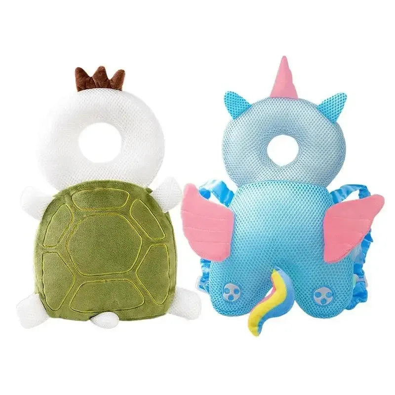 Baby Head Protector Backpack Pillow For Kids 1-3 Y Toddler Children Soft PP Cotton Protective Cushion Cartoon Security Pillows - Enfance-Heureuse