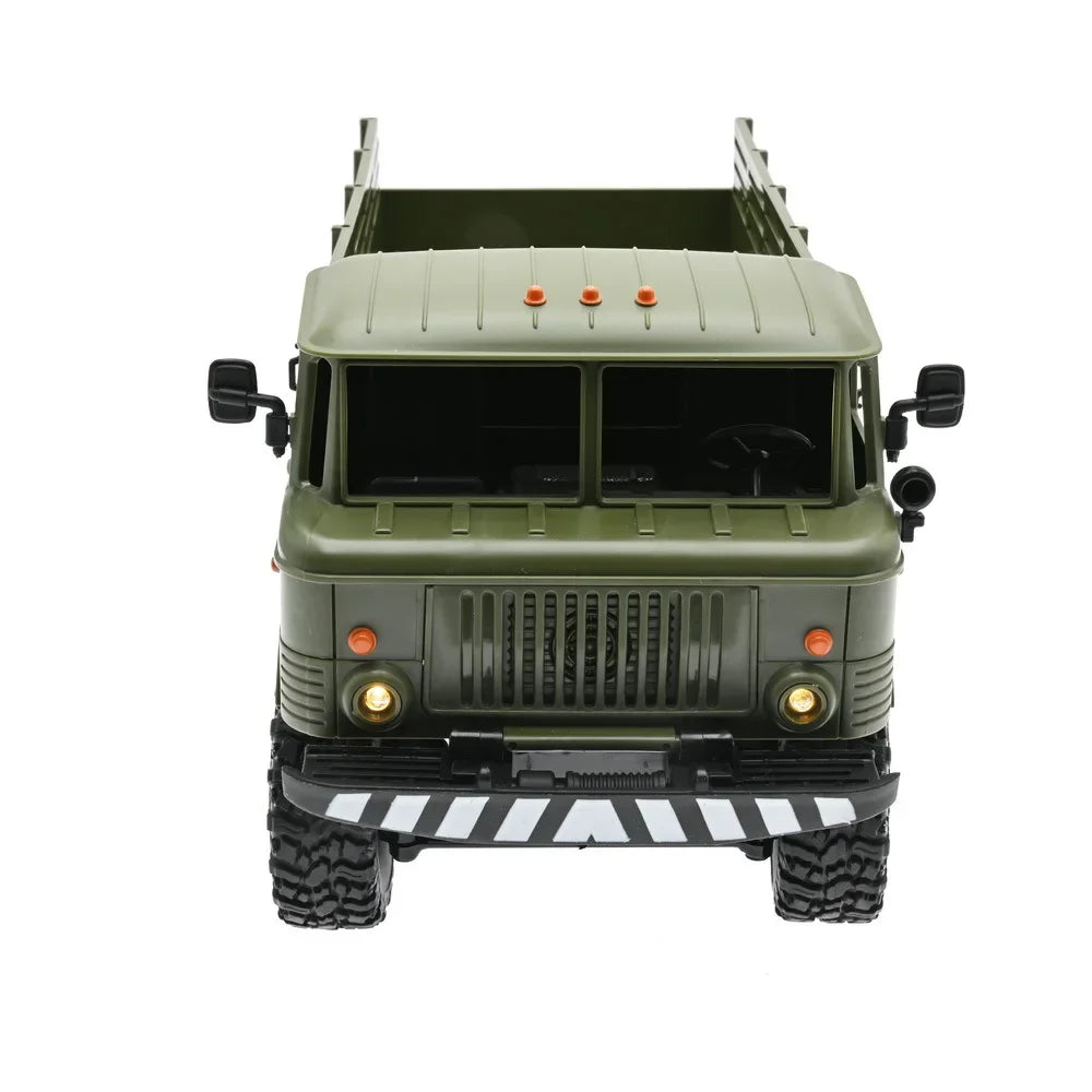 WPL Gass B24 pleine échelle 2.4G camion militaire russe GAZ-66V télécommande jouet pour enfants cadeau d'anniversaire - Enfance-Heureuse