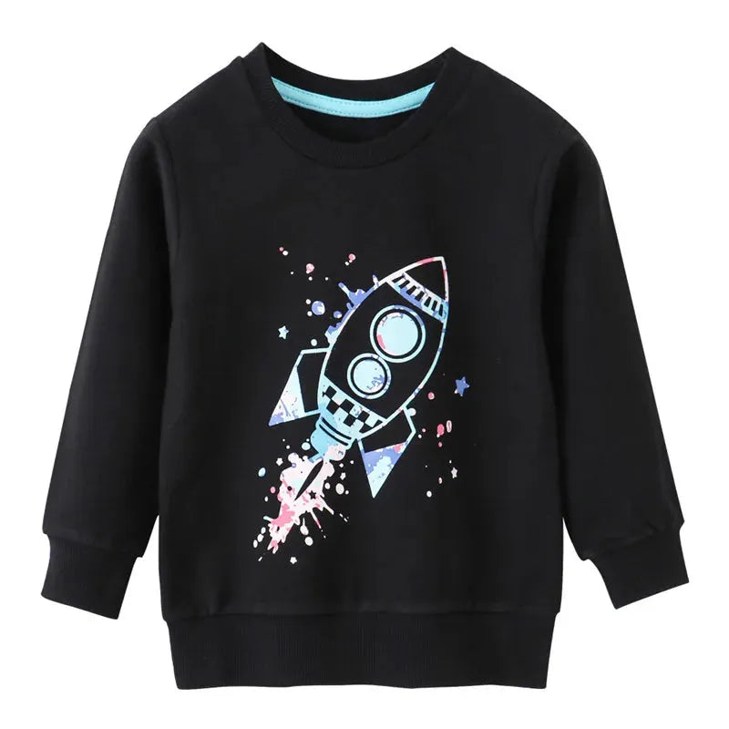 Zeebread 2-7T Boys Girls Sweatshirts For Autumn Spring Long Sleeve Cartoon Toddler Clothes Hot Selling Fashion Baby Costume - Enfance-Heureuse
