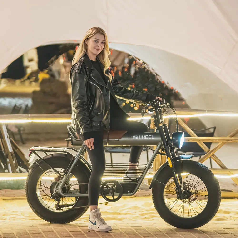 Vélo électrique Coswheel CT20 1500 W, moto 20 pouces, Fatbike, VTT, 48 V, 25 Ah, pour adultes