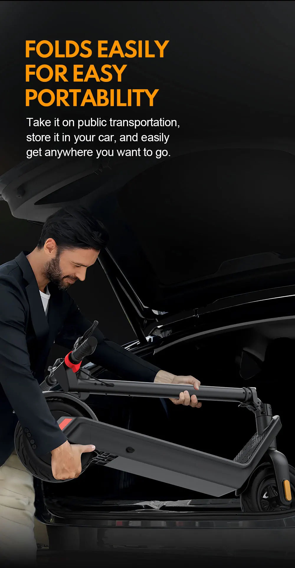 HX X9 Adult Electric Scooter 15.6AH 550W 48V 40KM/H Foldable Electric Kick Scooter 10 Inch E Scooter Electric Skateboard - Enfance-Heureuse