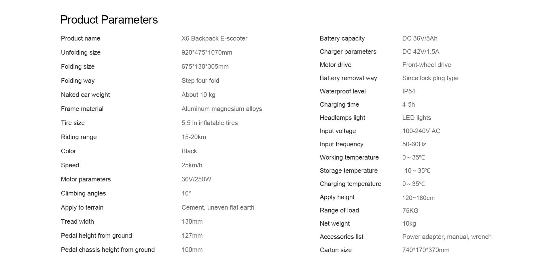 HX X6 electric scooter Foldable 350W 25KM/H Electric scooters 7.5AH 36V E Scooter 5.5 Inch Escooter for Adults - Enfance-Heureuse