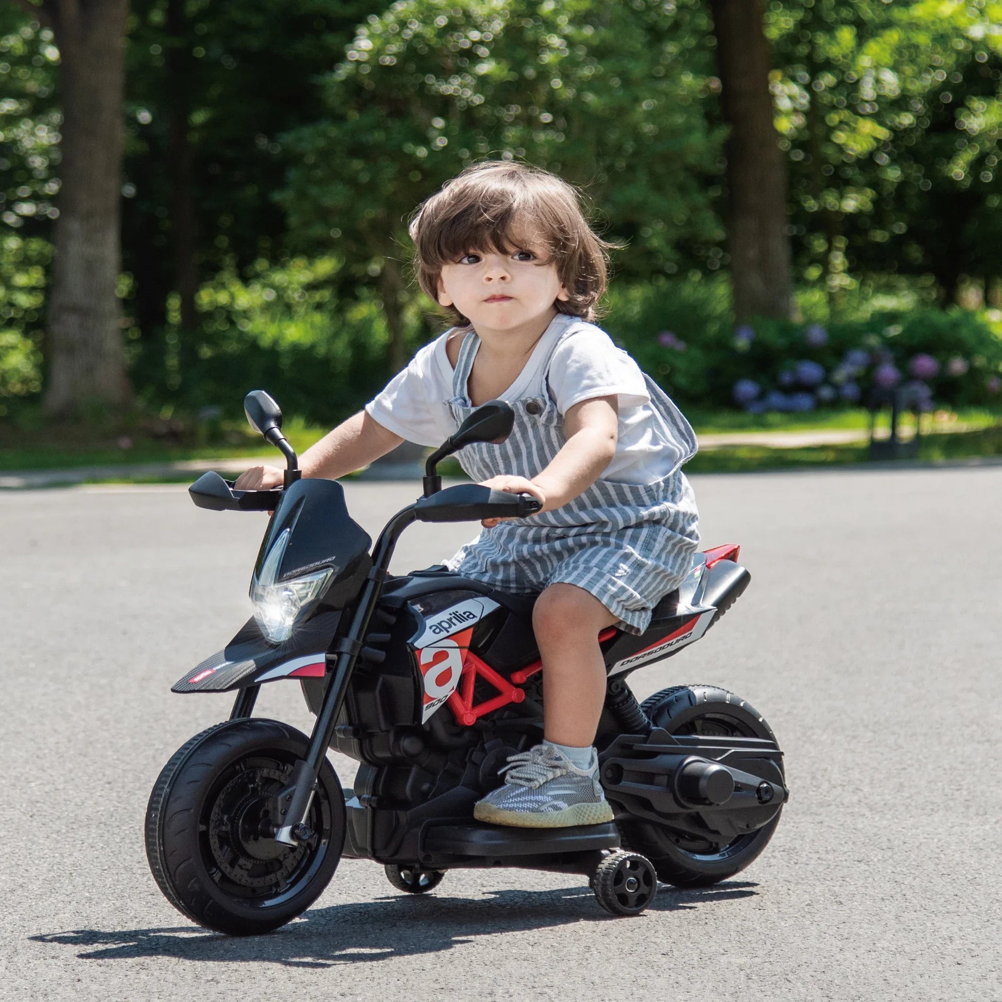 Moto électrique Aprilia sous licence, jouet pour enfants - Enfance-Heureuse