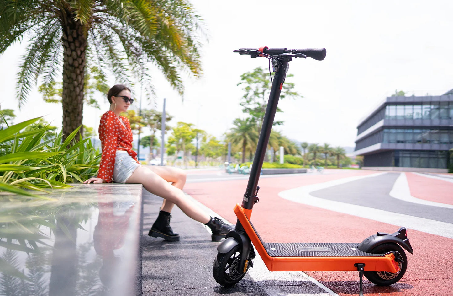 HX X9 Adult Electric Scooter 15.6AH 550W 48V 40KM/H Foldable Electric Kick Scooter 10 Inch E Scooter Electric Skateboard - Enfance-Heureuse