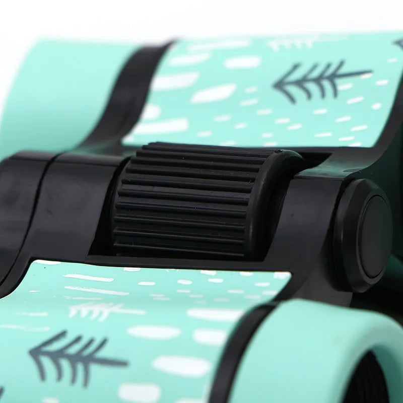 Jumelles 4X30 en Plastique Enfants Mini TéLescope Coloré pour Enfants Jouets de Plein Air HD Oculaire Lentille D'Objectif - Enfance-Heureuse