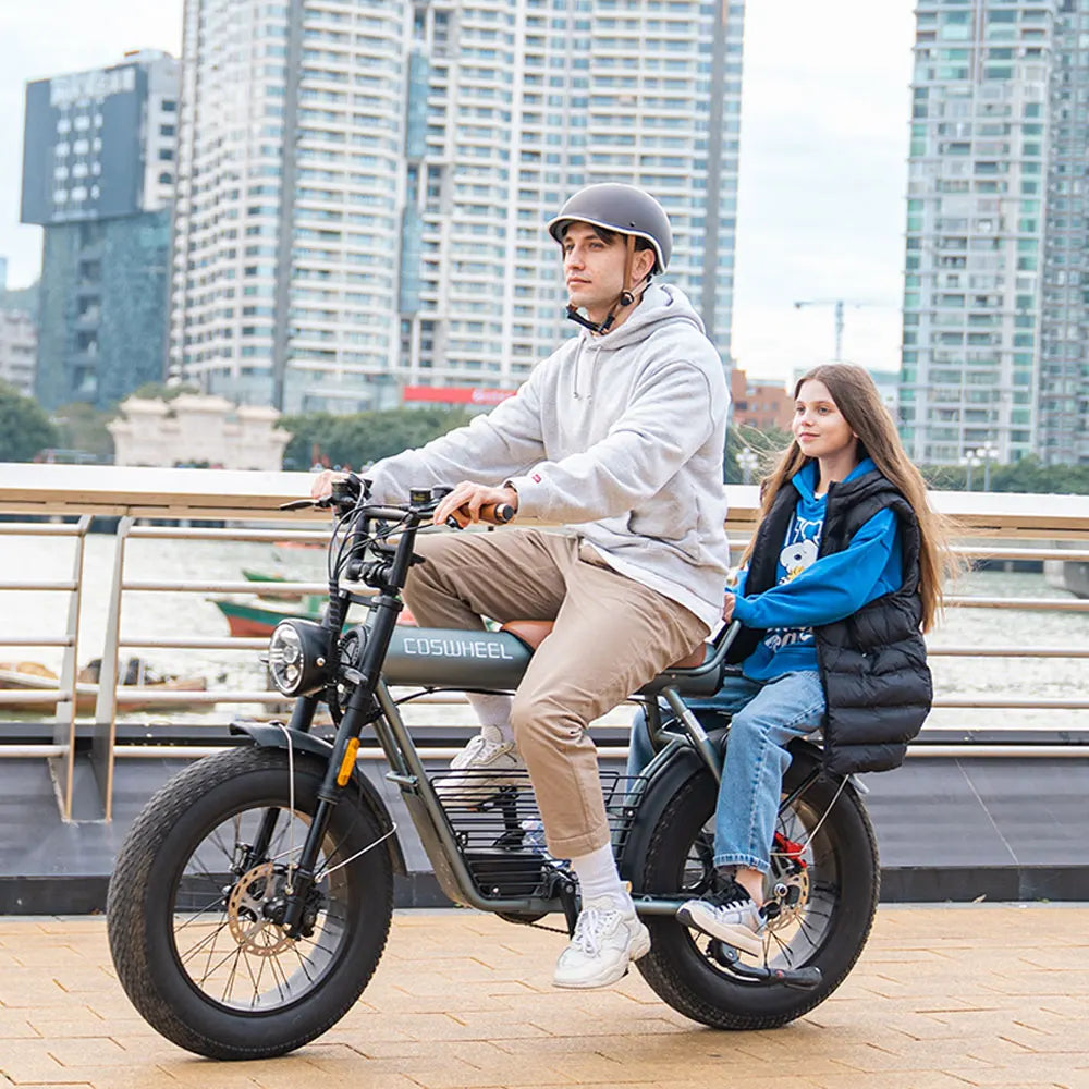 Vélo électrique Coswheel CT20 1500 W, moto 20 pouces, Fatbike, VTT, 48 V, 25 Ah, pour adultes