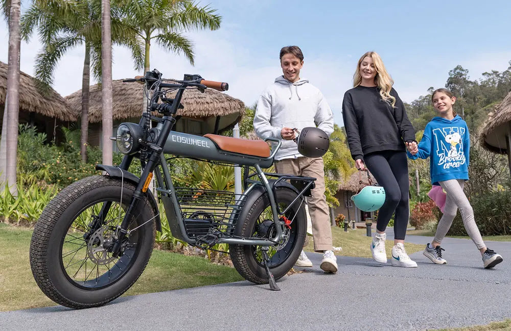 Vélo électrique Coswheel CT20 1500 W, moto 20 pouces, Fatbike, VTT, 48 V, 25 Ah, pour adultes