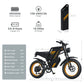 Coswheel Ebike GT20 Adult Electric Motorcycle Mountain Bikes 20Inch 48V Electric bike Fatbike Adult Motorcycles Drit bike - Enfance-Heureuse
