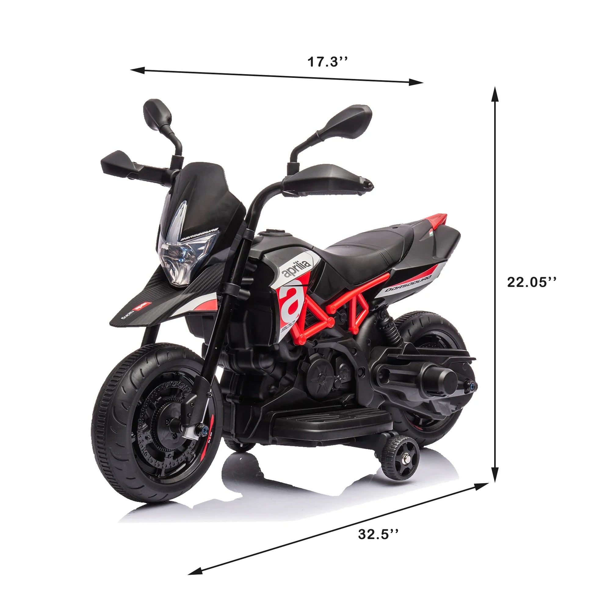 Moto électrique Aprilia sous licence, jouet pour enfants - Enfance-Heureuse