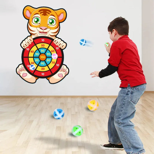 Montessori Dart Board Target Sports Game Toys For Children 4 To 6 Years Old Outdoor Toy Child Indoor Girls Sticky Ball Boys Gift - Enfance-Heureuse