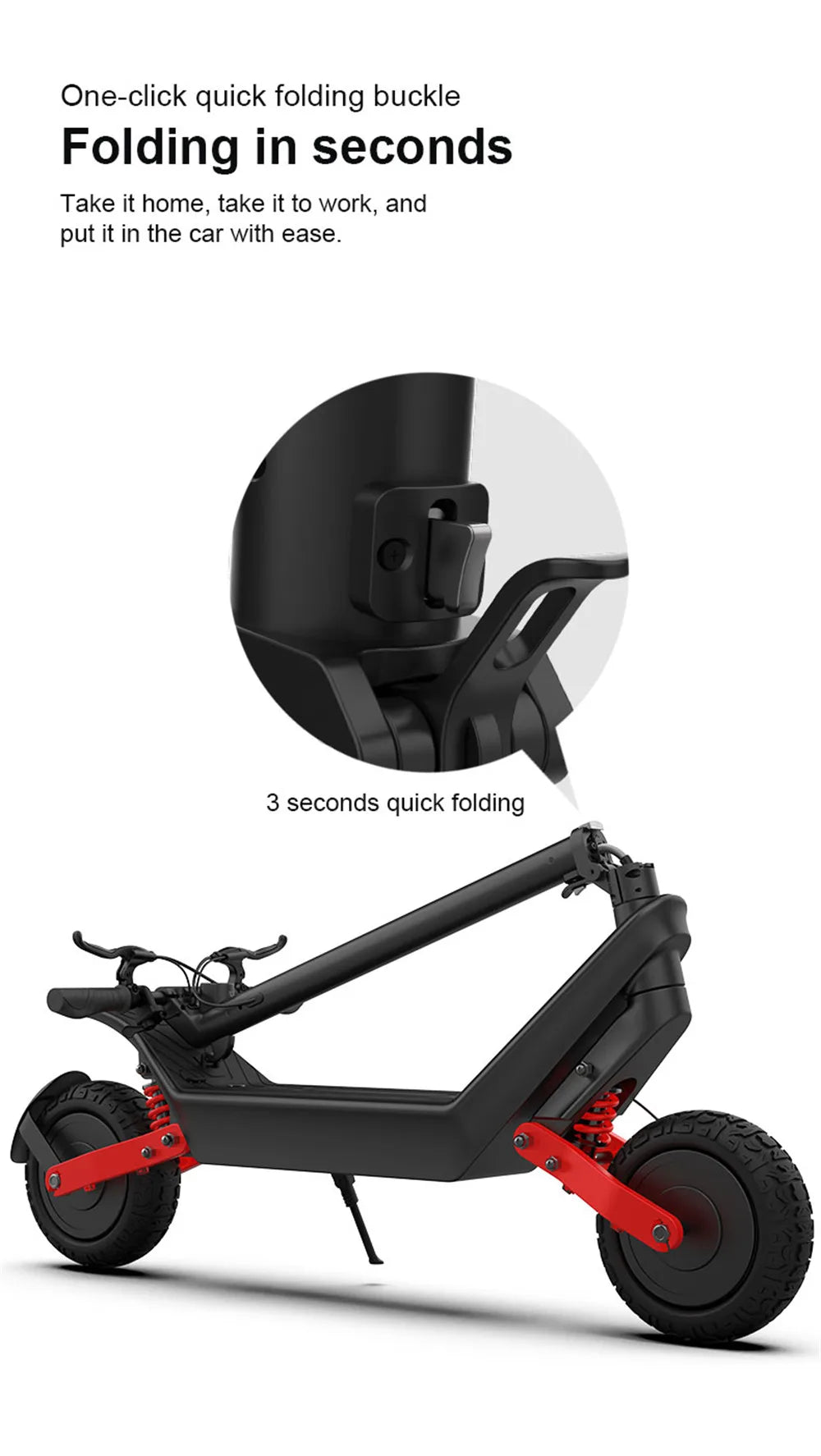 HX X10 18.2AH Electric Scooter 2000W 50KM/H Foldable Electric Kick E Scooter Dual Motors 11 Inch Escooter for Adults - Enfance-Heureuse