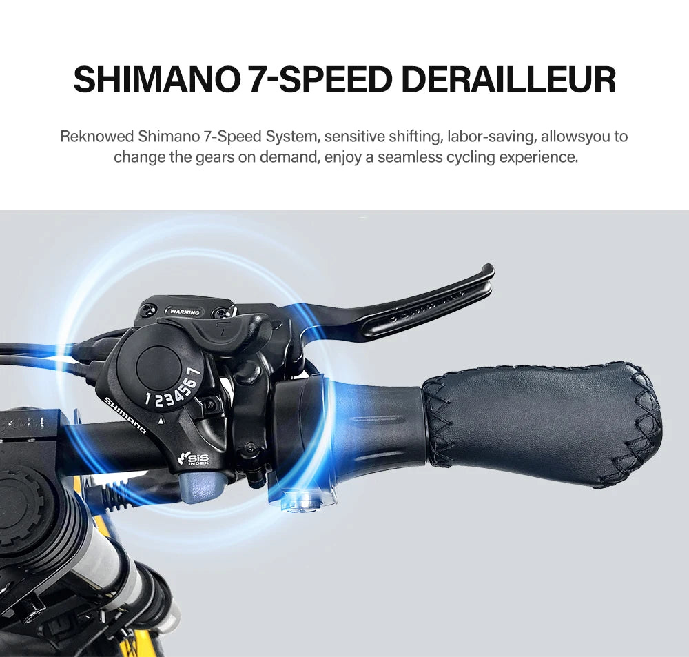 Coswheel Ebike GT20 Adult Electric Motorcycle Mountain Bikes 20Inch 48V Electric bike Fatbike Adult Motorcycles Drit bike - Enfance-Heureuse