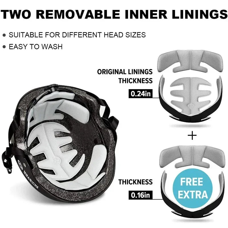 Casque skateboard réglable pour adultes, casque vélo pour enfant, ventilation robuste, scooter Liban tisport,