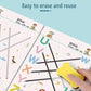 Reusable Magical Tracing Workbook Magic Practice Copybook Control Training Book Children Montessori Drawing Education Stationery - Enfance-Heureuse