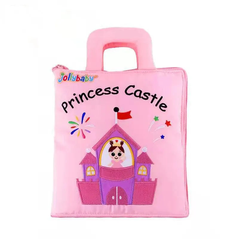 Montessori children Busy Board DIY Rainbow Cloth Book Education Toys Habits Knowledge Developing Basic self care skills training - Enfance-Heureuse