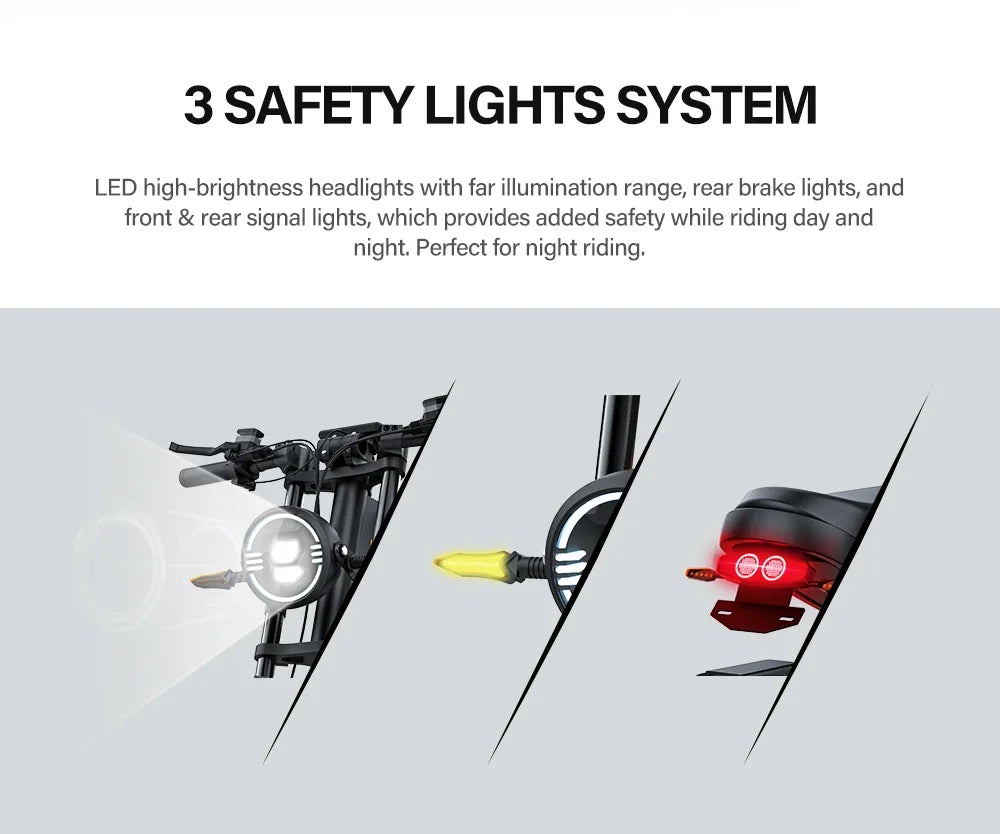 Coswheel Ebike GT20 Vélo électrique pour adulte VTT 20 pouces 48 V Vélo électrique Fatbike Motos pour adultes Drit bike