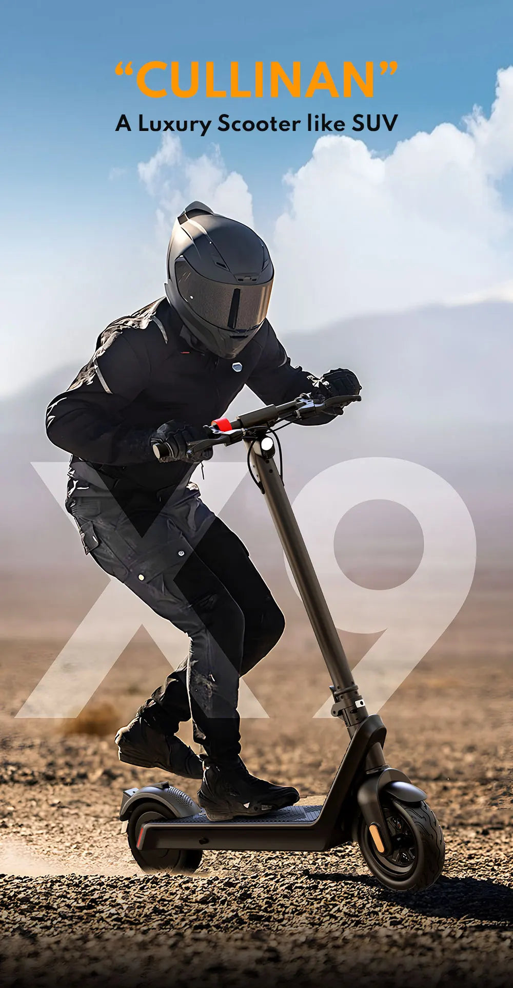 HX X9 Adult Electric Scooter 15.6AH 550W 48V 40KM/H Foldable Electric Kick Scooter 10 Inch E Scooter Electric Skateboard - Enfance-Heureuse