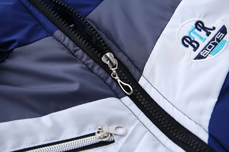 À Manches longues À Capuche Rembourré Veste Pour Les Garçons - Enfance-Heureuse