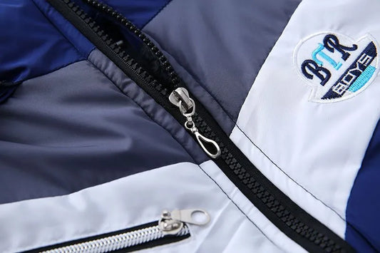 À Manches longues À Capuche Rembourré Veste Pour Les Garçons - Enfance-Heureuse