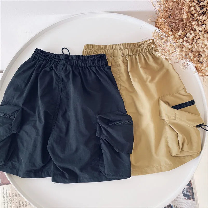 Garçons D'été Lâche Casual Shorts Cargo - Enfance-Heureuse