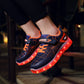 Size 26-37 Kids Led USB Recharge Glowing Shoes Children's Hook Loop - Enfance-Heureuse