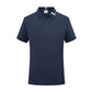 Breathable Refreshing Fashion Letter Short Sleeve Lapel Polo Shirt - Enfance-Heureuse