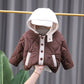 Winter Clothes Boy Hooded Cotton-padded Coat - Enfance-Heureuse