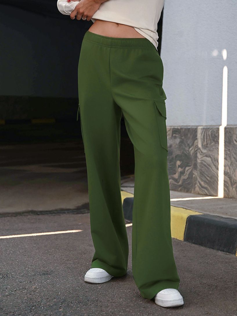 Women's Fashion Casual Loose Top Trousers Two-piece Set - Enfance-Heureuse